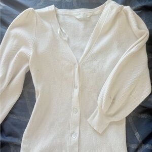 Primark bell sleeve cream women’s cardigan